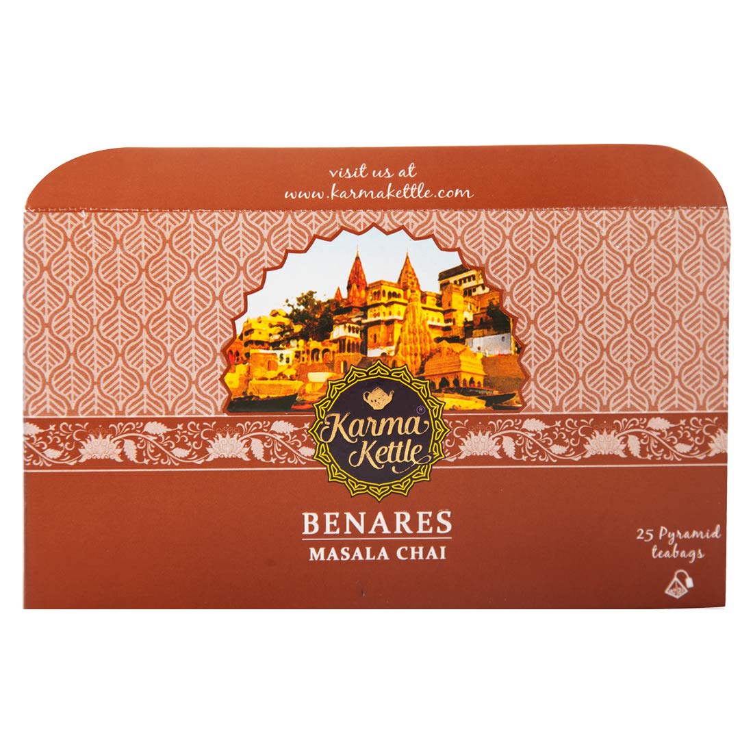 Karma Kettle Benares Orthodox Black Tea with Cardamom flakes,Cinnamon