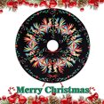 thumbnail image 4 of Falda redonda IDNUYIA con forma de árbol de Navidad, estilo étnico mexicano, 120 cm, 4 of 7