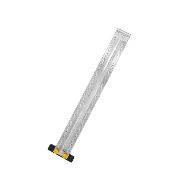 sweethay Reglas de línea de marca, indicador de trazado de alta precisión de larga duración a prueba de herrumbre, escala de marcador de rebanada de Herramientas y ferretería 400 mm sweethay TO005402-03