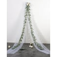 thumbnail image 4 of 6Ft Artificial Lambs Ear Garland Flocked Leaves Plastic Vines for Wedding Bedroom Courtyard Easter Christmas Decoration, 4 of 5