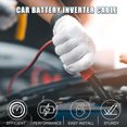 thumbnail image 2 of Car Marine Battery Inverter Cable 5/16"-3/8" 4ft Battery Copper Wire Black, 2 of 7