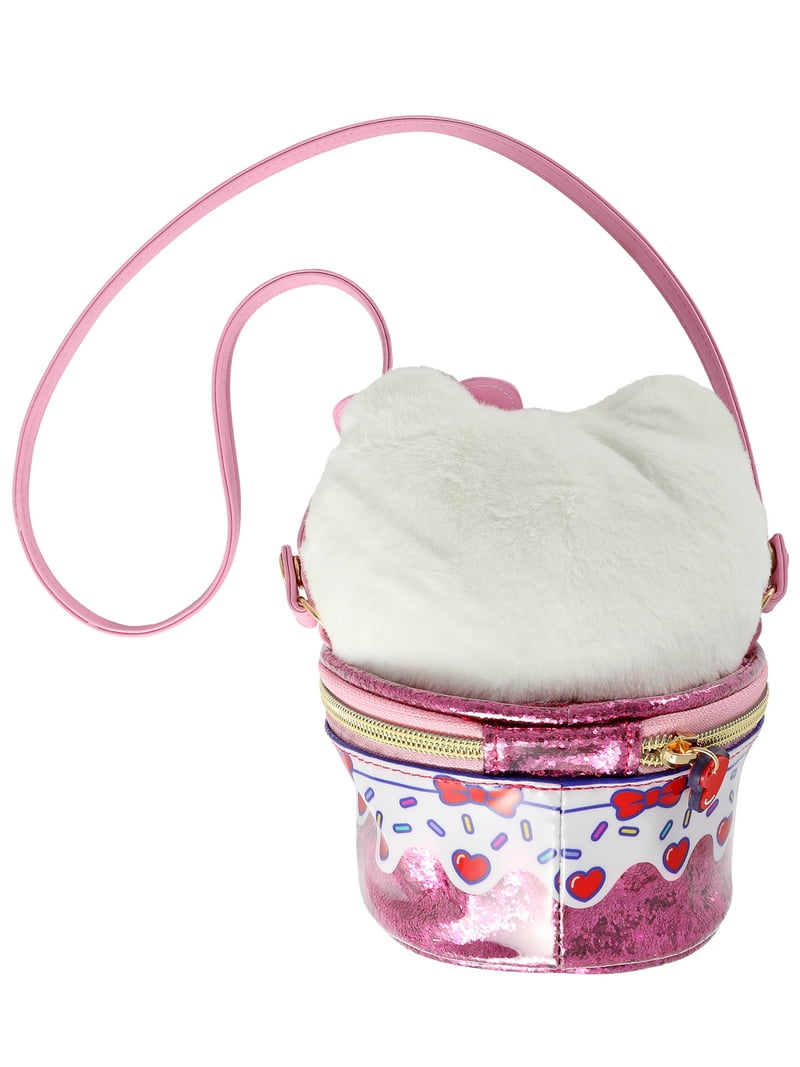 Hello Kitty Sanio Cupcake Bag - White and Blue 11 x 10 Sanrio | Accessories | Sanrio Hello Kitty Pink And Blue  main image 4