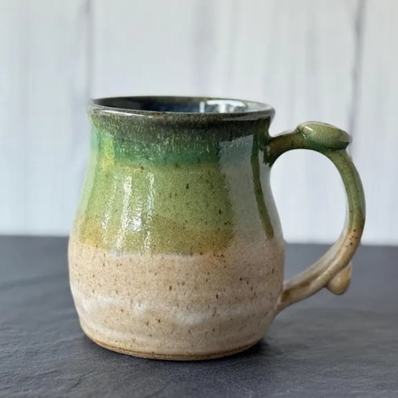 16 oz Handmade Ceramic Mug, Rustic Coffee Cup, Modern Aesthetic Pottery Coffee Cup, Ceramic Mugs for Water Tea Coffee Milk Juice