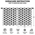 thumbnail image 2 of Blackout Kids Curtains,Black White Soccer Pattern Childrens Insulated Curtains Set Of 2,Bedroom Essentials,Toddler Room Decor 52"x63", 2 of 5