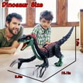 thumbnail image 4 of JoyStone Remote Control Dinosaur Toys for Kids - Realistic Walking, Roaring, Light & Spray, 18.2" RC Therizinosaurus Toys, Gift for Boys Girls Age 3+, 4 of 9