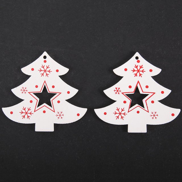 50 Uds. Colgante De Madera, Adorno Decorativo, Accesorio De Bricolaje Para El Hogar, Artículos Artísticos Pintados