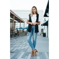thumbnail image 5 of Womens Sleeveless Military Hooded Anorak Vest Jacket, 5 of 6
