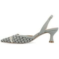 thumbnail image 3 of Journee Womens Nellia Slip On Kitten Heel Mule Pumps, Widths Available, 3 of 10
