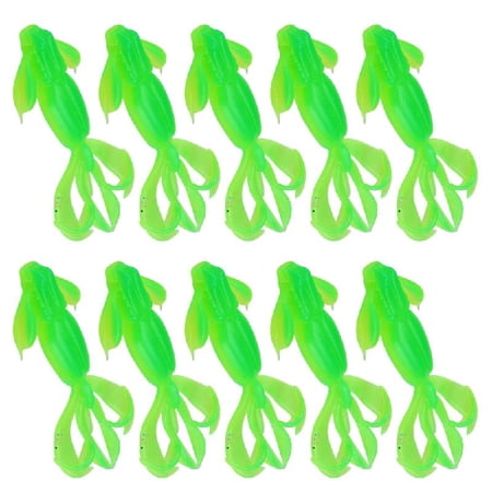 10PCS Realistic Shrimp Lures Flexible Construction Rhythm Meditative Scintillate For Attraction