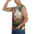 thumbnail image 3 of KLL Colorful Axolotl Underwater Print Workout Tank Tops Gym Sleeveless Fitness Muscle Tee-3X-Large, 3 of 7