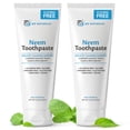thumbnail image 1 of Pasta de dientes M3 Naturals Neem con menta para adultos y niños 120 g x2, 1 of 7