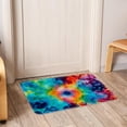 thumbnail image 6 of Tie Dye Polyester Non-Slip Office Chair Mat Bath Rugs Floor Rugs Machine Washable, 6 of 6