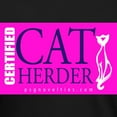 thumbnail image 3 of CafePress - Cat Herder 2 Fusia Web Png Men's Deluxe T Shirt - Mens Tri-blend T-Shirt, 3 of 4