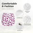 thumbnail image 5 of Disketp Orchids Flowers Print Women's Shorts Workout Shorts for Athletic Gym Running Shorts with Phone Pockets XX-Large, 5 of 8