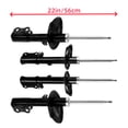 thumbnail image 2 of Front & Rear Strut and Coil Spring Assembly for Lexus ES300 and for Toyota Avalon Camry Solara, OE 71679/71678/71680/71681, Steel Material, Complete Set, Shock Absorber, 2 of 8