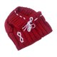 thumbnail image 1 of Gorro de invierno para cosplay de mascotas, disfraz cálido y suave para invierno, gorro de punto para perro. Rojo, 1 of 9