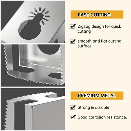 

Efficient high-quality stainless steel rectangular slot cutter for precise square hole cutting. Durable tool for perfect one-step cuts in single gang wall boxes. Ideal outlet cutter for