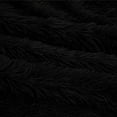 thumbnail image 5 of PiccoCasa Faux Fur Blanket Soft Warm Reversible Shaggy  Black Queen/230 x 230cm/90" x 90", 5 of 8