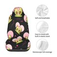 thumbnail image 4 of Wukai Avocado Lovers Full Set Car Seat Covers with Soft Padding Universal Auto Front Seats Protector and Cushion Mat, 4 of 5