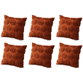 thumbnail image 1 of Fundas Almohada Calabaza Funda Felpa Suave Halloween (marrón), 1 of 4