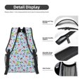 thumbnail image 4 of Yiaed Cartoon Animals Print School Backpack College Backpack Daypacks for Students High School Spacious and Durable Daypack for Work and Travel-One Size, 4 of 6