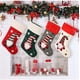 thumbnail image 5 of 1 pieza de calcetín navideño rojo, calcetines navideños de gnomo, muñeca sin rostro, bolsa de regalo de dulces para niños, para decoraciones navideñas para fiestas familiares en interiores, 5 of 5