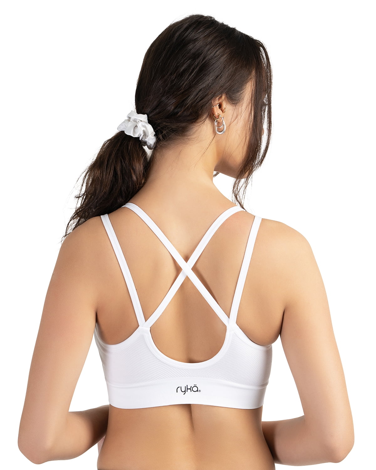 Ryka Women's Strappy Keyhole Sports Bra, 2-Pack, Sizes S-XL