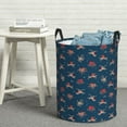 thumbnail image 7 of KLL Octopus Sea Life Waterproof Foldable Laundry Hamper Bucket with Handles for Storage Bin,Kids Room,Home Organizer (Medium ), 7 of 7