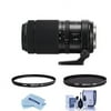 GF 100-200mm f/5.6 R LM OIS WR Lens, Bundle with Hoya 67mm UV+CPL Filter Kit, Cleaning Kit, Cleaning Cloth