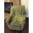 thumbnail image 2 of K-Cliffs Deluxe Knitted Throw Blanket Women Poncho Shawl Warm Fashion Cloak Cape Large Wrap Stylish w/ Fringes, Lime, 2 of 5