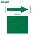 thumbnail image 3 of Uxcell Paquete de 12 Etiquetas de Flecha, Señal de Flecha Autoadhesiva de 6 Pulgadas para Marcado de Piso, Camino, Pared y Oficina, Etiquetas de Flecha Impermeables [Verde], 3 of 7
