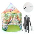 thumbnail image 5 of Tienda de campaña de bricolaje para niños, diseño de dinosaurio HUOGUO, con postes resistentes, 5 of 5