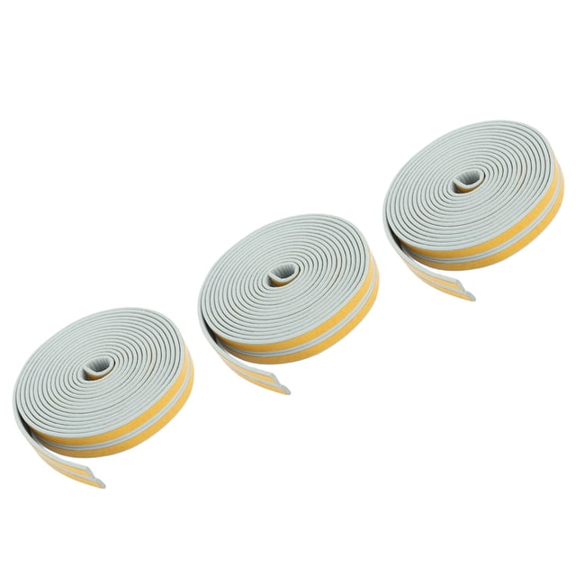 Tira De Espuma Para Sello De Puerta, Autoadhesiva, Resistente A La Lluvia, Espuma Aislante Multiusos, Burlete, 6 Piezas, Resistencia A La Corrosión, Absorción De Impactos Para