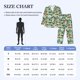 thumbnail image 4 of Fotbe Colorful Hawaii Palms Pijama de Hombre con Estampado de Manga Larga, Conjunto de 2 Piezas, Ropa de Dormir Suave y Cómoda con Bolsillos-X-Large, 4 of 7