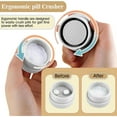 thumbnail image 3 of POINTERTECK 2Pcs Pill Cutter Splitter with Dispenser  Pill Cutter for Small or Large Pills  Crushes Pills  Tablets  Removable Drinking Cup, 3 of 6