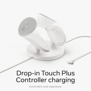 Meta Quest Compact Charging Dock — Works with Meta Quest 3/3S — Extended Headset Charging Cable — Wireless Charging for Touch Plus Controllers