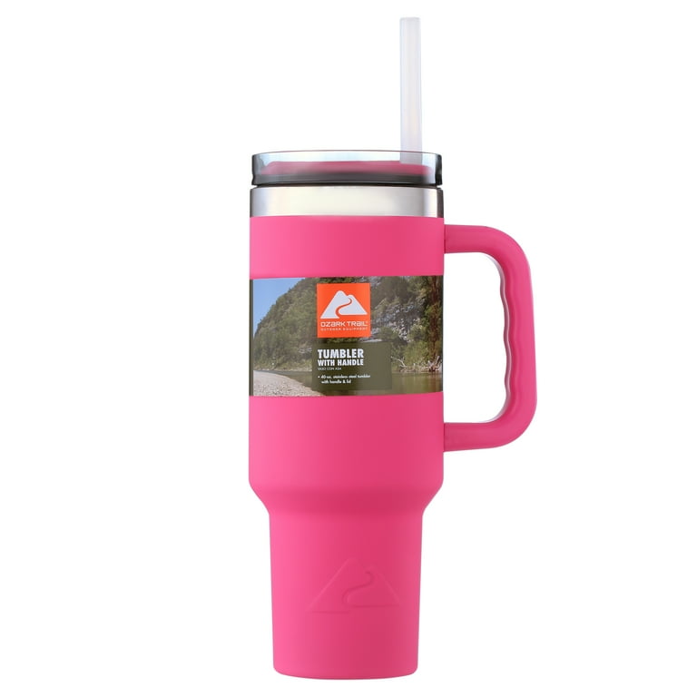 Ozark Trail 40 oz Vacuum-Insulated Stainless Steel Tumbler with