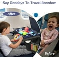 thumbnail image 3 of Kids Tray Table Cover with Pockets - Airplane Travel Essentials for Kids, Toddlers, Adults - Travel Tray for Kids on Plane or Train - Airplane Must Haves and Flying Essentials, Star, 3 of 8