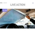 thumbnail image 7 of Auto Retractable Window Shade | 15.7x23.6 Inch Auto Sun Screen with Quick Retract Button | PVC Mesh Car & Home Sunshade with Suction Cups, 7 of 7
