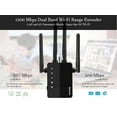 thumbnail image 3 of WD-1206U WiFi Repeater Dual band 1200Mbps Network Exdender Repeater WiFi Signal Amplifier WiFi Repeater, 3 of 5