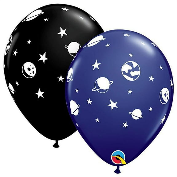 LOONBALLOON Alien, Space, Earth Theme Balloons, 11″ CELESTIAL