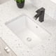 thumbnail image 3 of Lavabo de baño Dcolora rectangular 46x32cm de porcelana blanca, 3 of 7