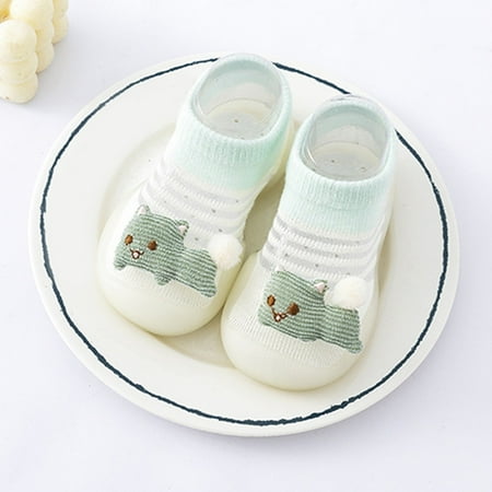 

Gubotare Baby Booties Baby Boys Girls Snow Boots Non Slip Soft Sole Toddler First Walker Crib Warm Winter Shoes Beige 3