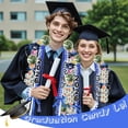 thumbnail image 6 of Miguan 18 Pcs Graduation Leis Class of 2026 Double Braided Ribbon Money Lei Kit Gift Party Favor for Women Men(Blue, White), 6 of 7