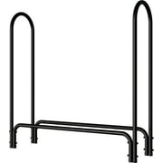 Panacea Deluxe Log Rack Black With Optional Cover