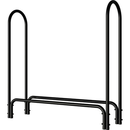 Panacea Deluxe Log Rack Black With Optional Cover