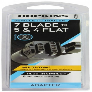 Hopkins Towing Solutions Multi-Tow 7 Blade to 5 and 4 Flat Adapter, 47385