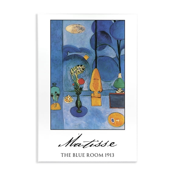 Matisse The Blue Room Wall Plaque Art, design by Vintage Hustle