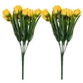 thumbnail image 2 of Tulipanes artificiales de simulación, ramo de 6 ramas | Tulipanes artificiales realistas que no se decoloran ni necesitan riego, 2 of 6