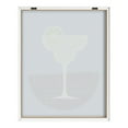 thumbnail image 4 of Kate and Laurel Blake Margarita Framed Printed Glass Wall Art by Amber Leaders Designs, 16x20 Natural, Modern Colorful Drink Art for Wall Decor, 4 of 6